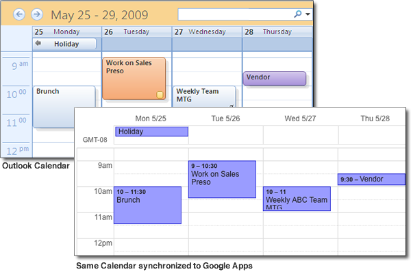 Outlook Google Calendar